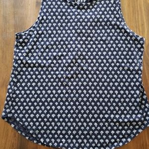 Loft Sleeveless Top sz L